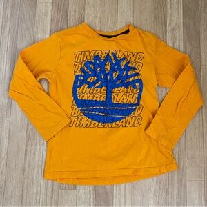 TIMBERLAND Boys Yellow Long Sleeves T-Shirt Size M (10-12)